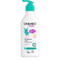 OnlyBio Baby delikatny szampon i żel do mycia ciała od 1. dnia życia, 300 ml