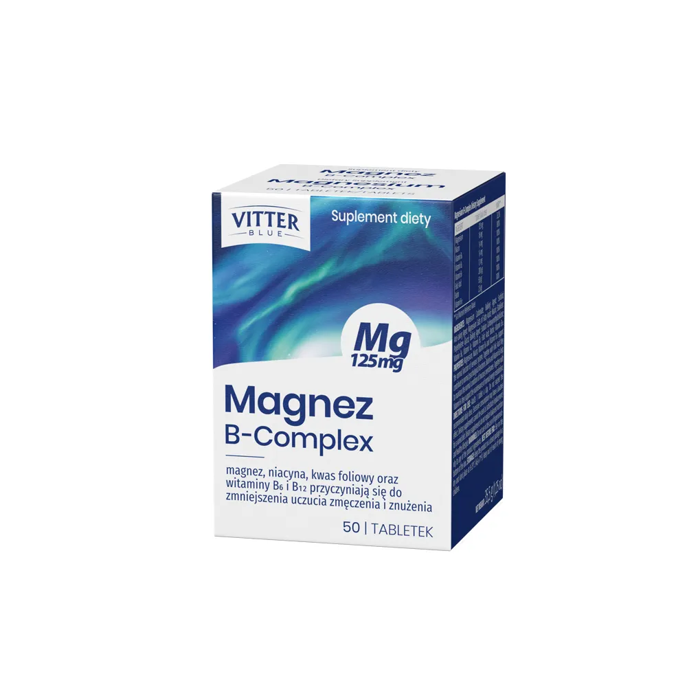 Magnez B-Complex  Vitter Blue, 50 tabletek