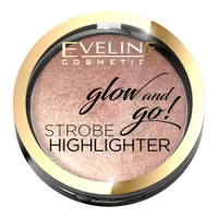 Eveline Cosmetics Glow & Go! rozświetlacz w kamieniu 02 Gentle Gold, 8,5 g