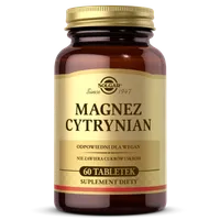 Solgar Magnez Cytrynian, suplement diety,  60 tabletek