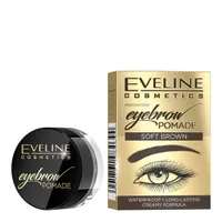 Eveline Cosmetics Eyebrow Pomade pomada do brwi Soft Brown, 4 g