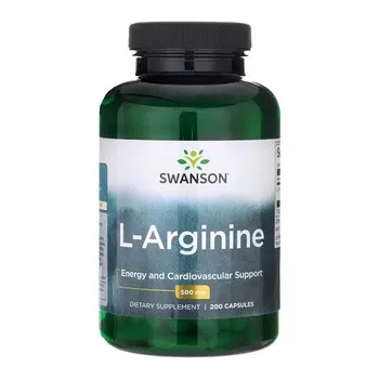Swanson L-Arginina, suplement diety, 200 kapsułek