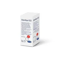 Sterilux ES, kompresy z gazy bawełnianej, niejałowe, 17-nitkowe, 8 warstw, 5 cm x 5 cm, 100 sztuk