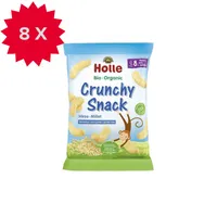 Holle BIO Organic Crunchy Snack chrupki jaglane, 8 x 25 g