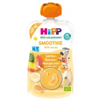 HiPP BIO od pokoleń Smoothie jabłka-banany-mandarynki po 12. miesiącu, 120 ml