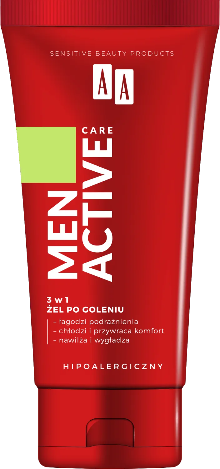 AA MEN Active Care żel po goleniu 3w1, 100 ml