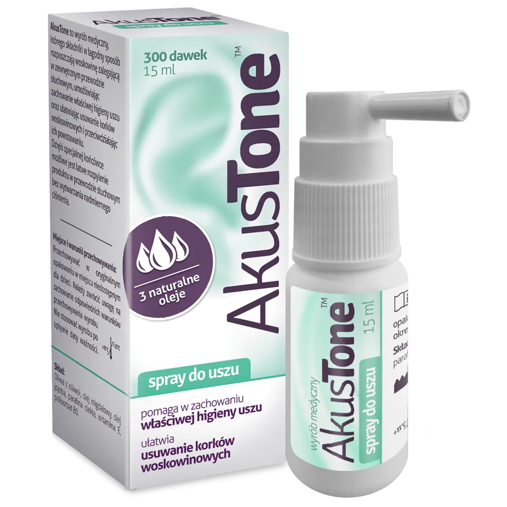 AkusTone spray do uszu, 15 ml
