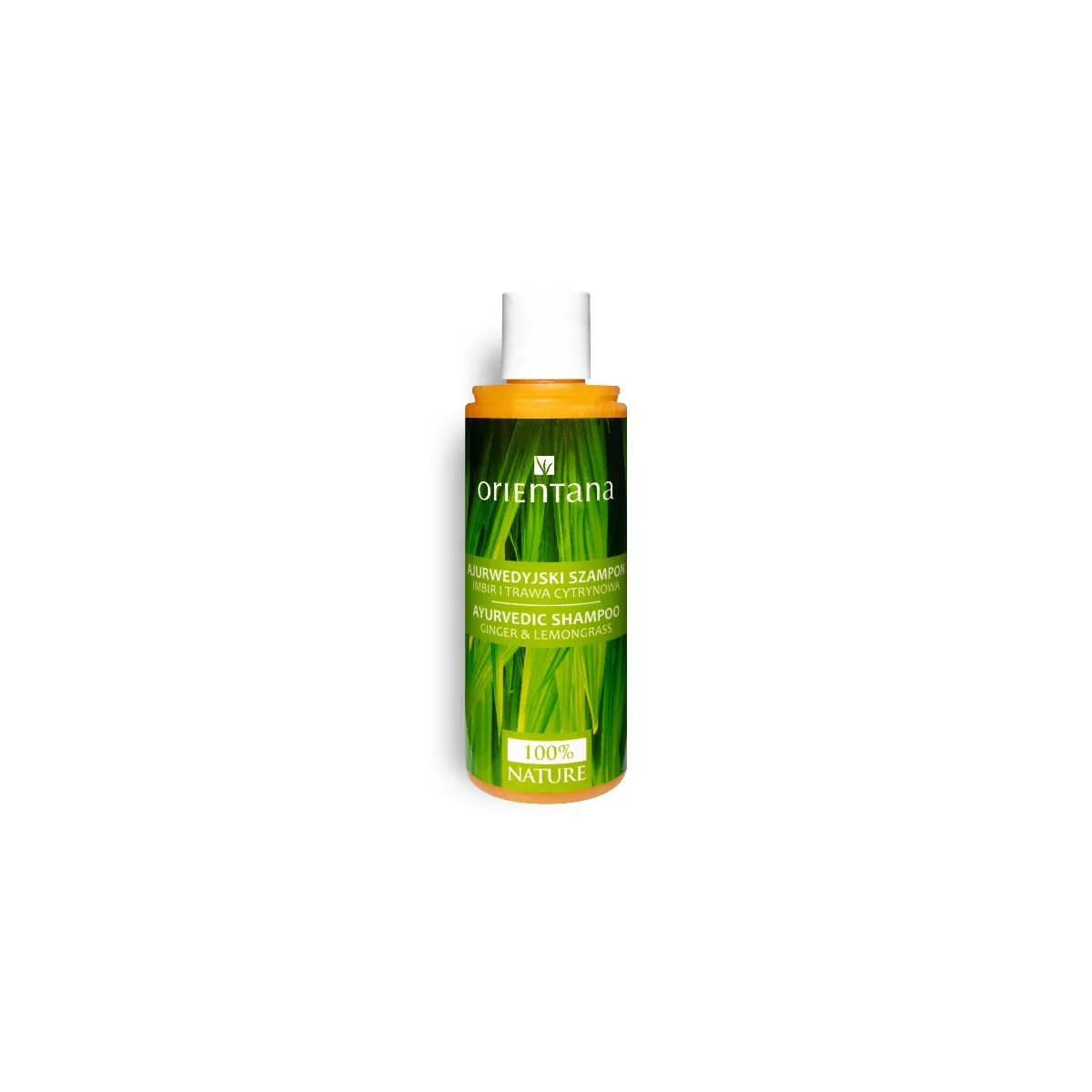Orientana, ajurwedyjski szampon, imbir i trawa cytrynowa, 210 ml