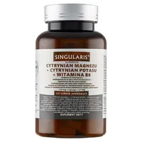 Singularis Superior Cytrynian Magnezu + Cytrynian Potasu + Witamina B6, suplement diety, 120 tabletek