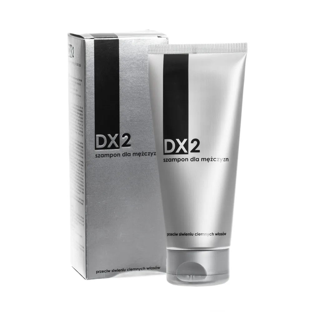 DX2, szampon przeciw siwieniu ciemnych włosów, 150 ml 