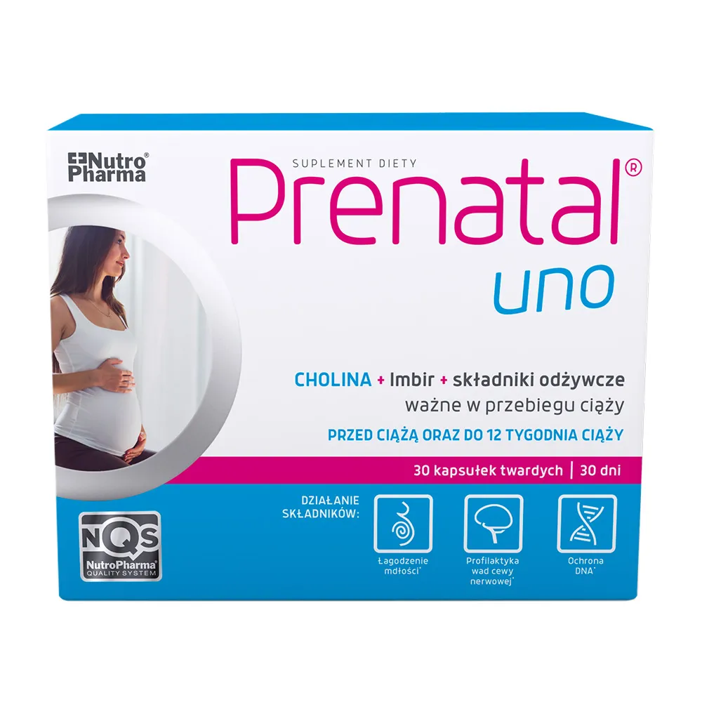 Prenatal uno, 30 kapsułek 