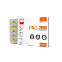 Max Vita D3 2000, suplement diety, 30 kapsułek