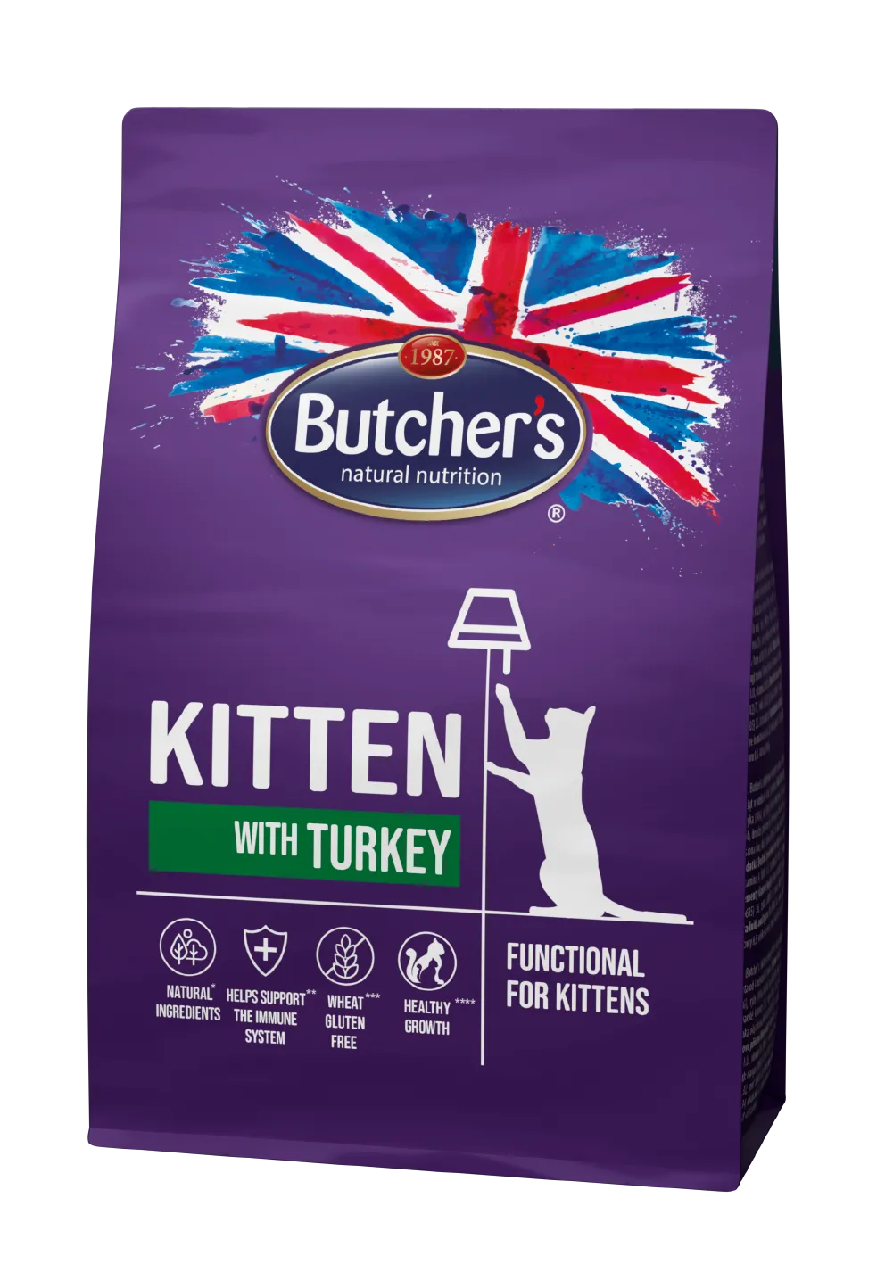 Butcher’s Functional Kitten sucha karma z indykiem dla
kociąt, 800 g