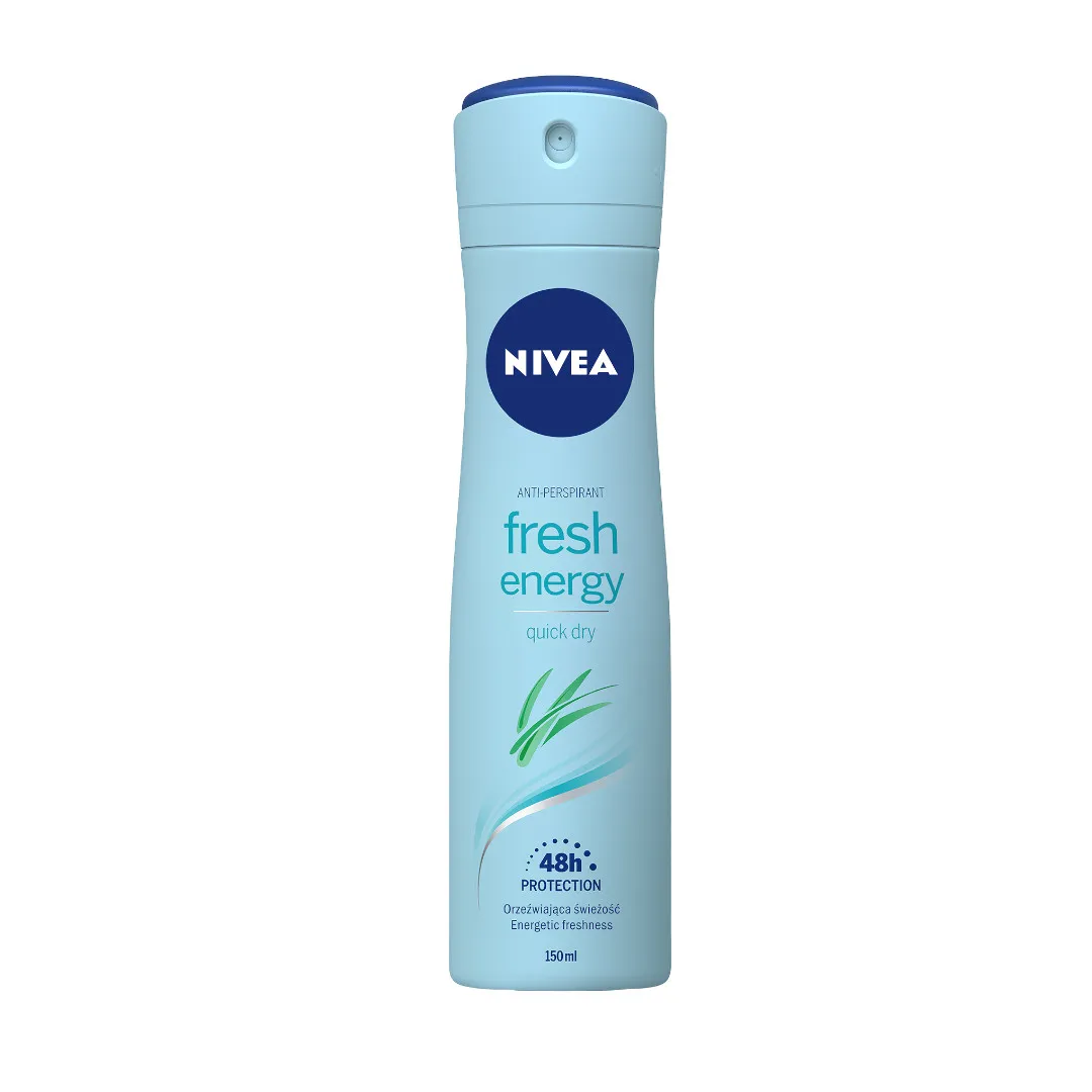 Nivea Energy Fresh antyperspirant damski w spray'u, 150 ml