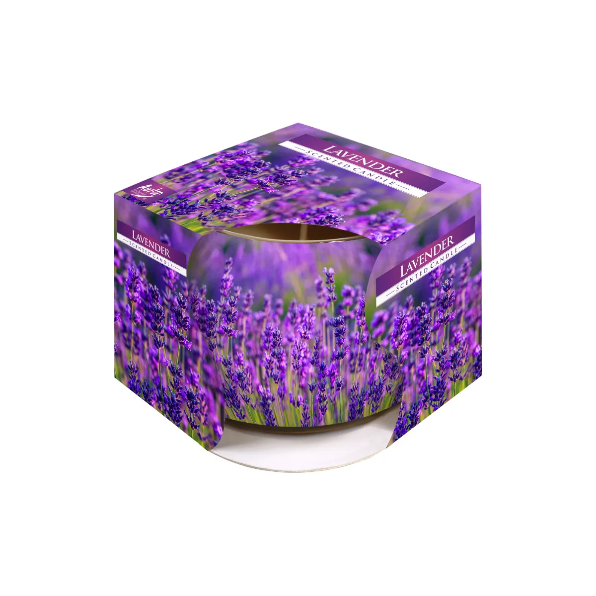 Aura Lavender Świeca zapachowa Lawenda, 100 g