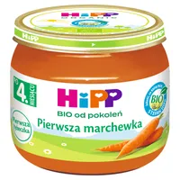 HiPP BIO od pokoleń mus pierwsza marchewka, 80 g