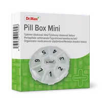 Pill Box Mini Dr.Max, Tygodniowa kasetka na leki, 1 sztuka