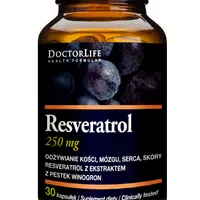 Doctor Life Resveratrol 250 mg, 30 kapsułek