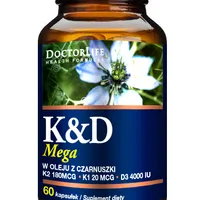 Doctor Life K&D Mega w oleju z czarnuszki, 60 kapsułek