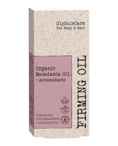GlySkinCare For Hair Równowaga organiczny olej makadamia + antyoksydanty, 30 ml 