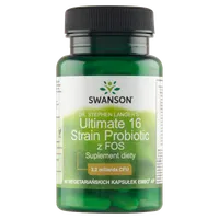 Swanson, Probiotyk 16 szczepów z FOS, suplement diety, 60 kapsułek