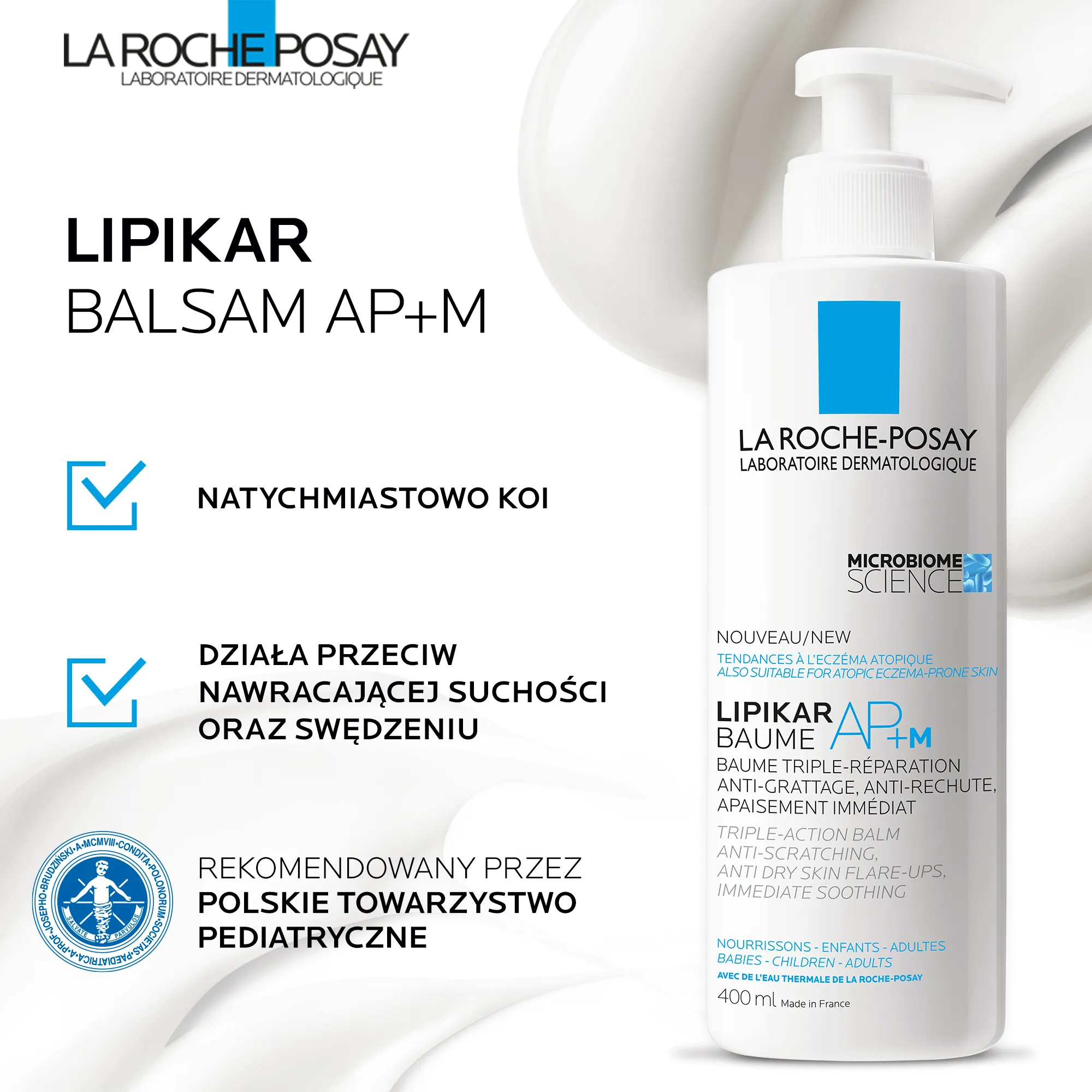 La Roche-Posay LIipikar, Balsam AP+M, 200 ml 